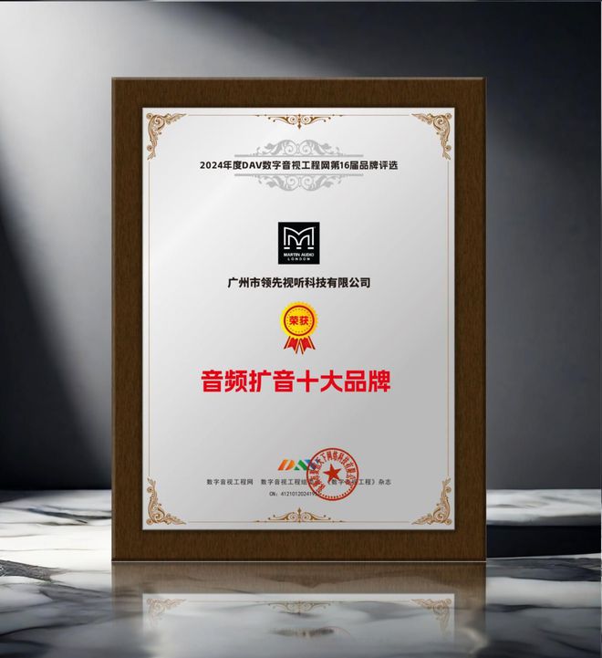 024年度音频扩音十大品牌”名单公布！九游会J9喜讯来袭！ DAV01“2(图11)