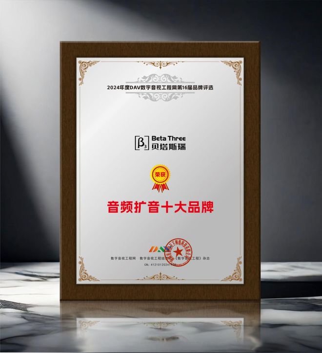 024年度音频扩音十大品牌”名单公布！九游会J9喜讯来袭！ DAV01“2(图12)